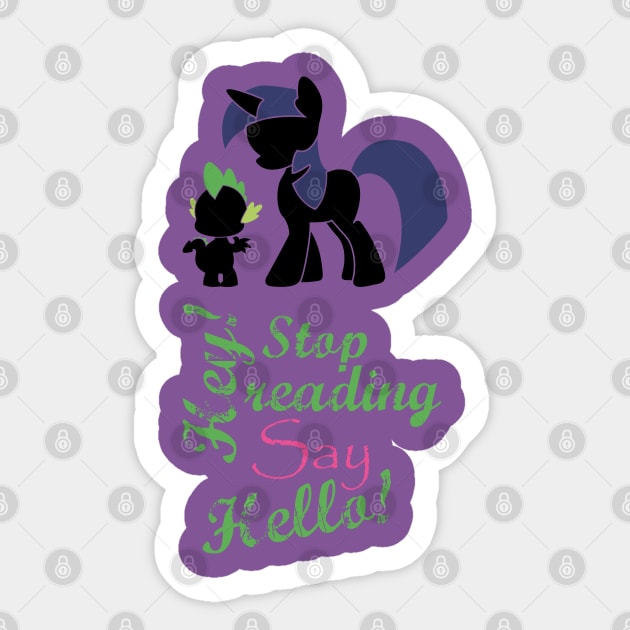 Twilight Sparkle - Classic Sticker by RarieDash